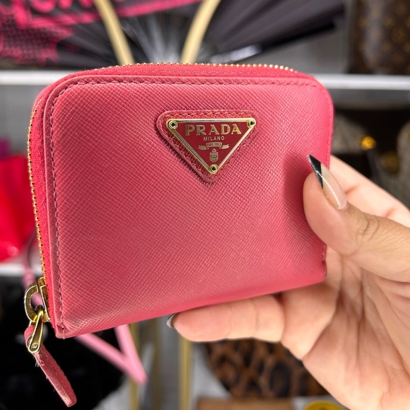 PRADA PINK Compact Wallet π₯ - Picture 4 of 12